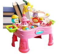 Générique Table d'eau pour | Jeu d'Été Portable Réglable avec Pompette,Centre Sensoriel Sensoriel d'Extérieur | pour Jardin Extérieur, Pelouse, Terrasse, Balcon, Piscine, Cour Arrière