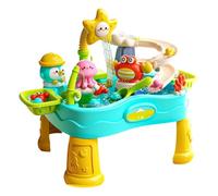 Générique Table d'eau pour | Jeu d'Été Portable Réglable avec Pompette - Table d'activité Aquatique en Plein air Estivale | pour Jardin, Piscine, Plage, terrasse, Balcon, pelouse, Prairie