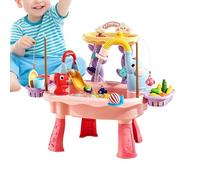 Générique Table d'eau pour | Jeu Pêche Design Éléphant Été | Table À Sable Et À Eau pour Les Jeunes | pour Garçons Et Filles Jardin Plage Terrasse Camping Été Crèche Maternelle
