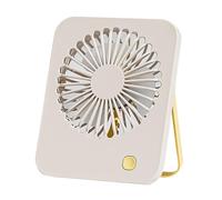 Générique Table Fan,180° Tilt Adjustable Personaal Cooler | Portable Quiet Cooling USB Fan with Handle for Caaamping Desk School Gym Garden Travel Beach Tents