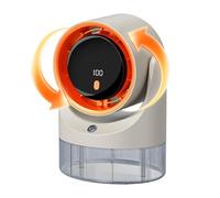 Générique Table Fan - 20.2×14.2×11.7cm 100 Speed Rechargeable Quiet Cooling Personal Fan, USB Portable Desk Fans With Visible Water Tank For Home Bedroom Office Dorm, Summer Travel