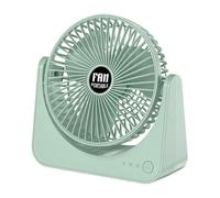Générique Table Fan | Quiet Rechargeable Battery Operated Adjustable | Personal Cooling Desktop Fan | For Bedroom Living Room Office School Dorm Outdoor Travel Camping Fishing Summer
