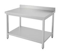 Générique Table INOX Adossée Professionnelle 160 x 70 cm