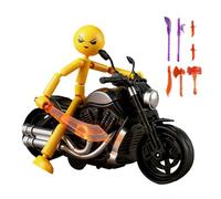 Générique Table Miniatures - Movable Figurine, 21x15.5x7.5cm Office Ornament for Child Fun, Household Display with Artistic Detail, Room Decor, Cabinet Model for Social Event and Bookcase Showcase