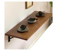 Générique Table Murale en Bois Moderne pour Petits Espaces, Gain de Place, Bureau et Table d'Étude, Idéal pour Salle à Manger, 60 x 35 cm