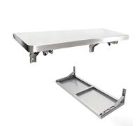 Générique Table Murale Rabattable, Bureau Flottante, Établi Suspendu pour Ordinateur, Murale Pliante Fixée Au Mur, Étagère Mural Pliable pour Cuisine/éTude(70x30cm/28x12in)