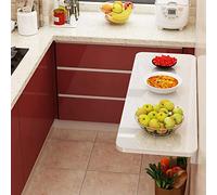 Générique Table Murale, Table Pliante épaisse pour Cuisine, Table Pliante pour buanderie, Table Pliante Flottante Gain de Place, Table Rabattable Murale pour buanderie, Cuisine, Table Pliant