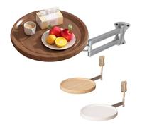 Générique Table Pliante Murale Bureau De Chambre Table Basse Pliable De 180 ° Plateau De Cuisine Floating Gain De Place pour Bistrots Bar-Salon Librairie(Log)