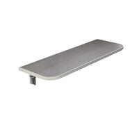 Générique Table Pliante Murale, Bureau Mural Rabattable en Acier Inoxydable, Peut Contenir 50 Kg De Bureau Flottant for Petits Espaces, Bureau À Domicile, Cuisine, Buanderie(70x40cm)