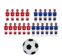 Générique Table Soccer Players Set | Resin Table Soccer Replacement Part | Fun Football Toys Accessories Men Doll for Kids, Adultss, Boys, Boyfriends and Others