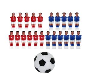 Générique Table Soccer Players Set | Resin Table Soccer Replacement Part | Fun Football Toys Accessories Men Doll for Kids, Adultss, Boys, Boyfriends and Others