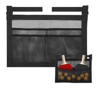 Générique Table Tennis Holder, Tear Resistant Mesh Under Table Storage Organizer Portable Pong Case, Lightweight Durable Storage Bag for Men Women Boys Girls Teens Family Training Use