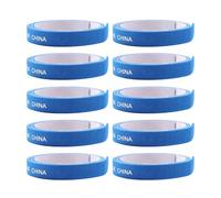 Générique Table Tennis Paddle Edge Tape - 10pcs Racket Edge Protection Strip 45x1x0.15cm | Side Sponge Anti-Collision Adhesive Tape | Table Tennis Blåde EdgeGuard Red Blue Black