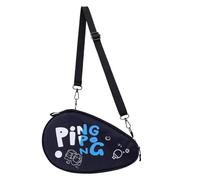 Générique Table Tennis Racket Bag | Waterproof Hard Shell Case | Adjustable Strap Table Tennis Racket Organizer with Ball Compartment | for Equipment Accessories Gym Sports Athlete Men Women Travel