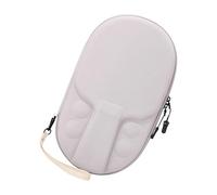 Générique Table Tennis Racket Case, Hard Shell Paddle Bag, Scratch-Resistant Protector, Lightweight Carrying Case, Heavy Duty and Secure Zipper for School, Training, 7.48x2.36x11.81 inches