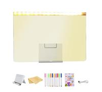 Générique Tableau de Dessin Lumineux,Bloc D'Écriture À Messages Avec Alimentation USB | Ardoise Lumineuse Effaçable avec Marqueurs | Pour Les Garçons Et Les Filles, À L'École, Dans Le Salon, À La