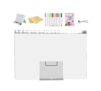 Générique Tableau De Dessin Lumineux Pour,Ardoise D'Écriture Avec Prise USB - Ardoise Lumineuse LED Effaçable Avec Marqueurs - Pour Garçons et Filles, à l'École, au Salon, à la