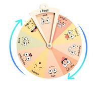 Générique Tableau des émotions des Sentiments - Décoration de Roue d'émotion en Bois | Cadeau créatif en matière de santé mentale pour Le Conseil, l'école, la thérapie et Le Travail Social