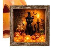 Générique Tableau Encadré Verre Set Bureau Boîte Souvenirs LED