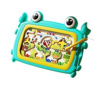 Générique Tableau Magnétique pour,Jeu Éducatif Amusant Forme Crabe avec Stylo,Labyrinthe Magnétique des Couleurs - pour Garçons Maison Voyage Fêtes Pâques