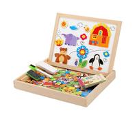 Générique Tableau Magnétique pour - Planche D'écriture Et De Dessin Éducative en Bois avec Magnétique, Jouet d'apprentissage Précoce pour Salle De Classe Préscolaire, Pratique Interactive des