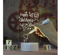 Générique Tableau Message Veilleuse avec stylo, Veilleuse enfant, Lampe led à poser Décoration - Tension 5V, 4W, USB, 100LM - Vertical