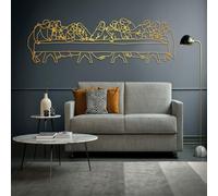 Générique Tableau Mural en métal représentant la Cène de Léonard de Vinci, œuvre d'art chrétienne en métal représentant Jésus, Cadeau Religieux pour la décoration intérieure du Salon, de la chamb