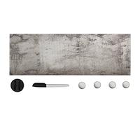 Générique Tableau Noir magnétique Mural Verre 60x20 cm,Fournitures de Bureau,Matériel de présentation & d'affichage,Tableaux effaçables à Sec,Gris,1.8 KG,285384