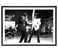 Générique Tableau Pulp fiction danse cinéma affiche 70 x 50 cm cadre inclus