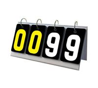 Générique Tableau Score,Support pour Cartes à Chiffres Rabattables | Tableau De Comptage Bureau | pour Baseball Soccer Softball Basketball Volleyball Gym Tournoi Compétition Extérieur