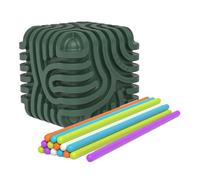 Générique Tableau Sensoriel en Silicone - Jouet d'Activité Sensorielle en Forme de Cube,Améliore la Motricité Fine pour de Plus de 3 Ans pour Maison École Voyage