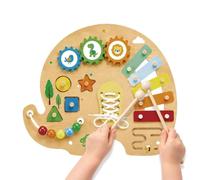 Générique Tableau sensoriel Mural Jouet Sensoriel Éducatif en Bois pour | Tableau Mural D'Activités Éléphant Pour garçons filles maison maternelle crèche salle de classe salle de jeux salon