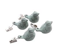 Générique Tablecloth Weights Clips - 4 Pieces Bird Tablecloth Weights Set, Vintage Tablecloths Weightss on Clip Hangers for Outdoor Garden Picnic Tablecloths