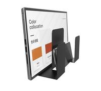 Générique Tablet Holder - Metal Storage Rack | Aluminum Tablet Wall Mount Bracket | Adjustable Rotating Stand for, Tablets, Kitchen Cabinet, Office Desk, Home Wall & Smart Home Setup