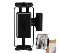 Générique Tablet Holder, Portable Clamp Phone Mount with Adjustable Viewing Angle, Ideal for Tabletop Use, Bedside Reading, Travel, Treadmill, Airplane, Car, and Digital Drawing