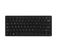 Générique Tablet Keyboard, Typing Keyboard Wide Compatibility Portable Lightweight Noiseless Wireless Mechanical for Indoor Outdoor, Office, Cafe, Travel, Home Black, White