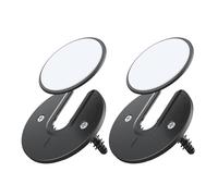 Générique Tablet Wall Mount - Frameless Rotating Holder, 90 Degree Vertical Portrait Bracket, Universal WiFi Router Stand, Acrylic Accessory Case, for Kitchen Smart Home and Office Displays