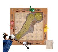 Générique Tabletop Dice Golf Game | Fun and Challenging Golf Dice Game Set,Intuitive Gameplay Movable Pegs and Scoring System, for Fun Party Family Night