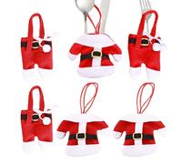 Générique Tableware Christmas Pouch - Holiday Cutlery Bag, Festive Dining Decoration | Perfect for Dining Table Restaurant Hotel Banquets Party Holiday Festivals Spoon Knives Fork Dinner Setup