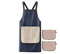 Générique Tablier avec serviette - Serviette à main amovible | de cuisine pour hommes | Griller boucher peinture pâtisserie atelier serveur jardin cuisine quotidienne vêtements de protection ré