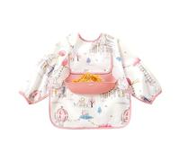 Générique Tablier Bébé - Tablier à Manches Imperméable pour Bébé | Vêtement d'Alimentation Portatif à Couverture Complète pour, Idéal pour Sevrage, Allaitement, Dentition, Repas, Voyage et