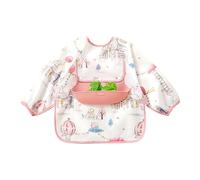 Générique Tablier Bébé | Tablier à Manches Imperméable pour Bébé | Vêtement D'alimentation Réutilisable Pour Pendant Le Repas La Poussée Dentaire Et En Chaise