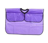 Générique Tablier de Coiffure Imperméable Violet Taille Ajustable Cape Professionnelle pour Coloration Bain d'Huile et Permanente Tissu Résistant Facile à Nettoyer Salon et Usage