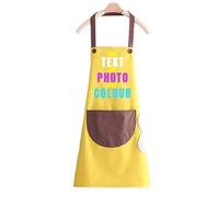Générique Tablier de Cuisine Femme Personnalisé avec Photos et Texte, Cadeau Personnalisé Pour Noël, Saint-Valentin, Couple