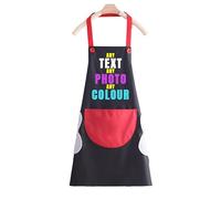 Générique Tablier de Cuisine Femme Personnalisé avec Photos et Texte, Cadeau Personnalisé Pour Noël, Saint-Valentin, Couple