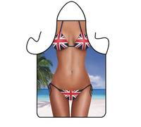 Générique Tablier de cuisine humoristique Femme Sexy Maillot de Bain BIKINI UK - Cuisine Cadeau Deguisement Humour Noel - 077