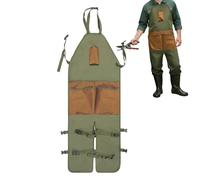 Générique Tablier De Jardinage, Ajustable avec Poches, Tablier De Travail De Jardinage Pour Femmes, Pour Maman Papa Grand-mère Jardinier Travail Ferme Soin Cueillette Taille