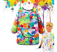Générique Tablier de peinture pour, blouses artistiques pour | Blouses d'art imperméables pour - Blouse d'artiste mignonne, blouse de peinture amusante avec grande poche pour garçons et filles