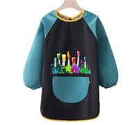 Générique Tablier Peinture Enfant 8 À 12 Ans, Blouses De Peintures Smocks Imperméables Confortables Pour Enfant Avec Grande Poche Réglable Pour L'écriture, La Peinture