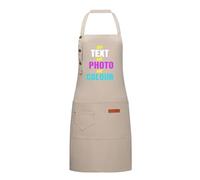 Générique Tablier Personnalisé avec Logo Texte Photo, Tablier Barbecue pour Hommes, Tablier de Cuisine pour Hommes Femmes, Tabliers pour Cuisine, Barbecue, Café #6